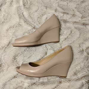 NIB Naturalizer Sienna Wedges 8 Beige